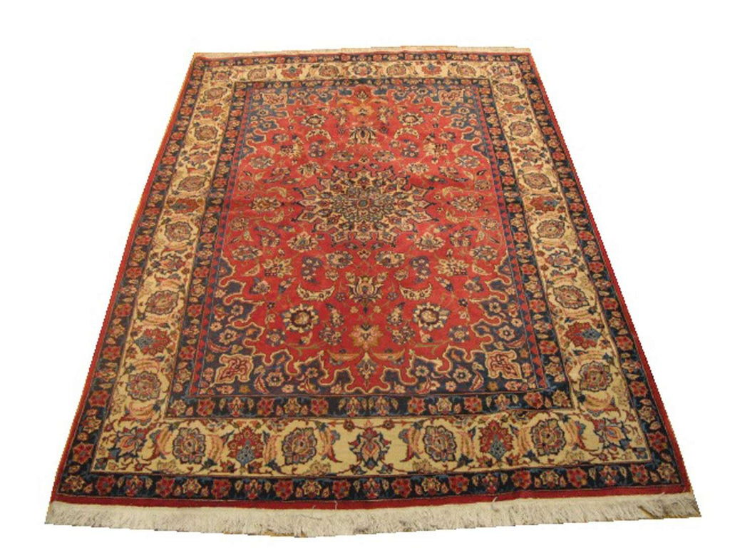 5' 4" x 7' 8" Persian Isfahan Rug image 0