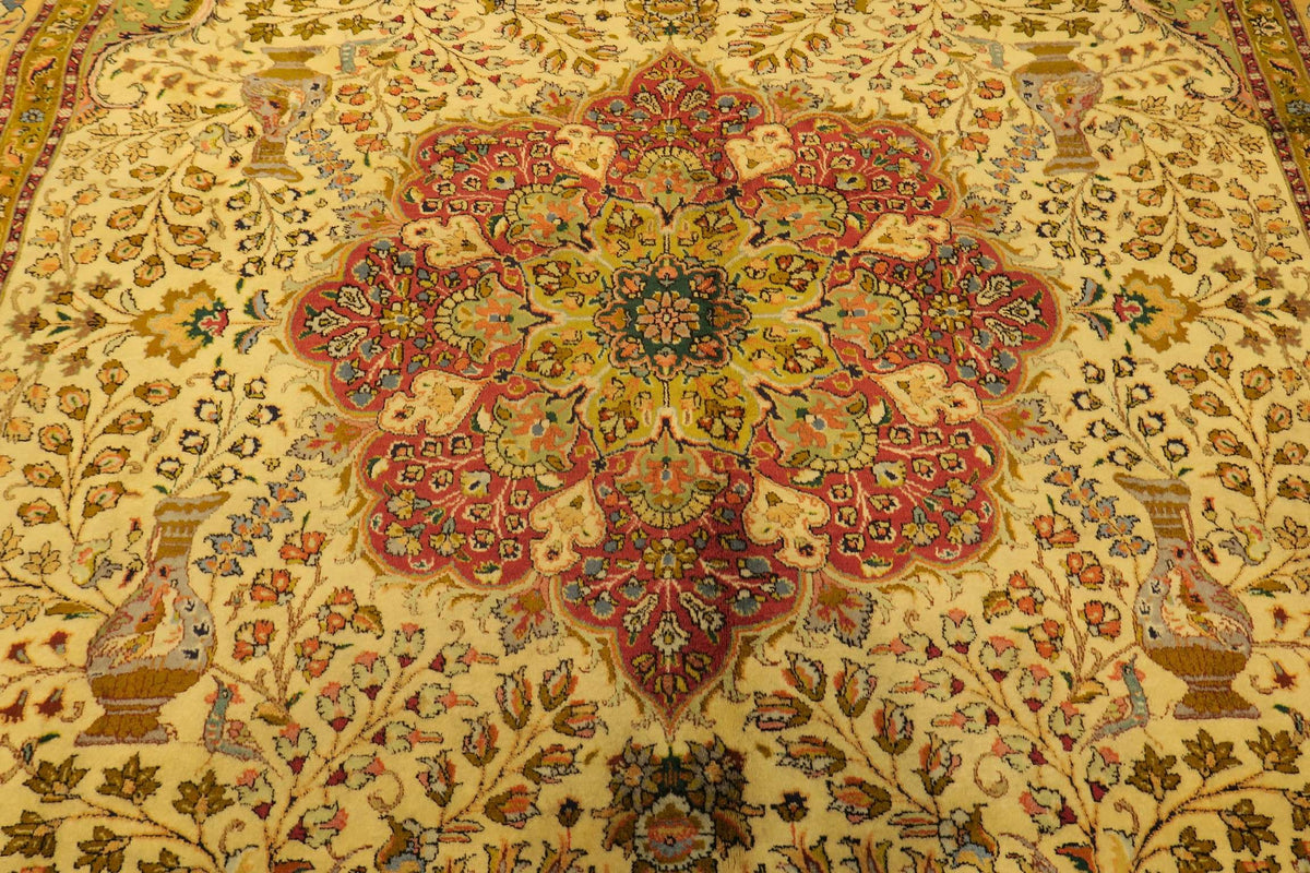 6' 9" x 10' 1" Persian Tabriz Rug image 2