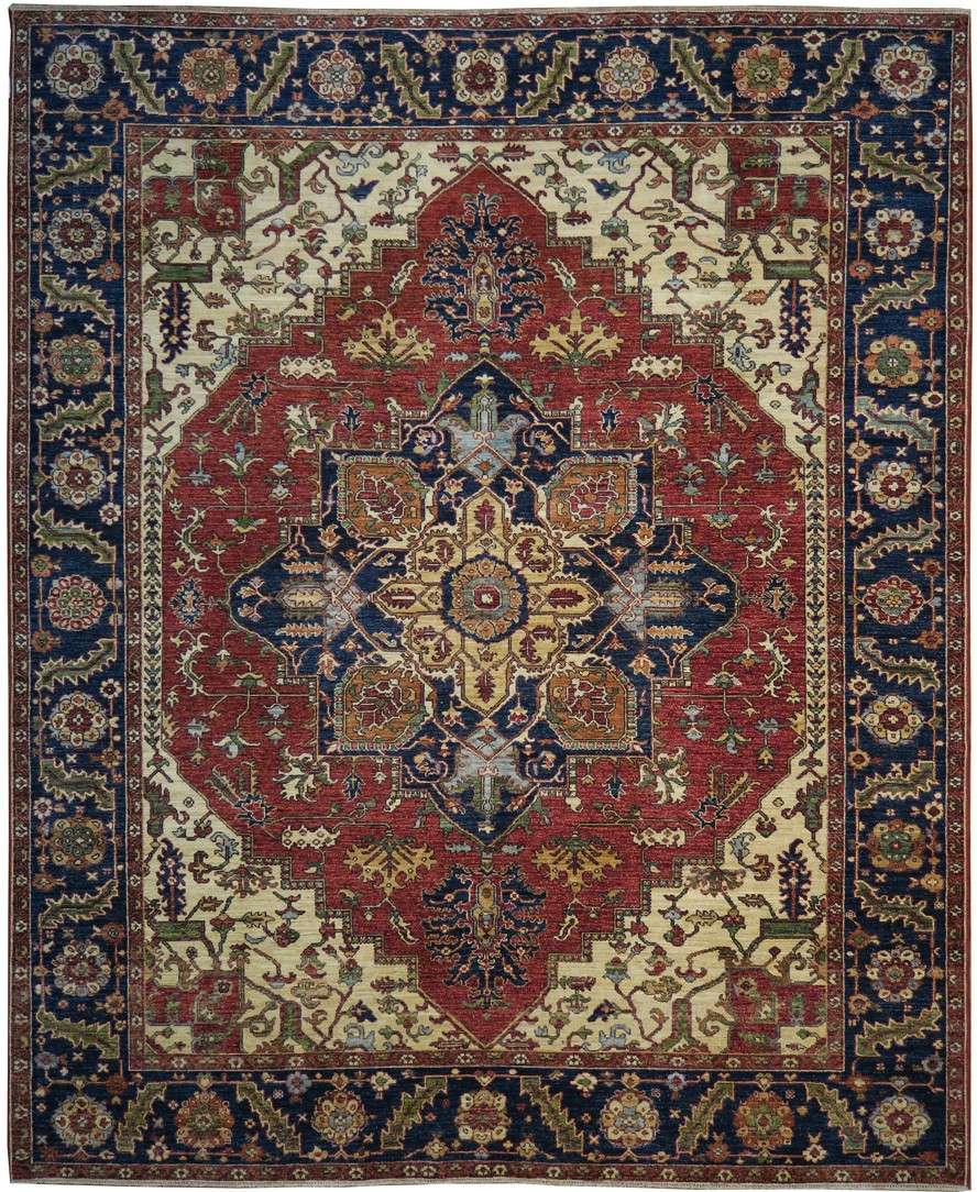 8' 1" x 10' 0" Pakistan Serapi Rug image 0