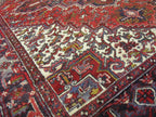 7' 9" x 10' 3" Persian Heriz Rug image 10