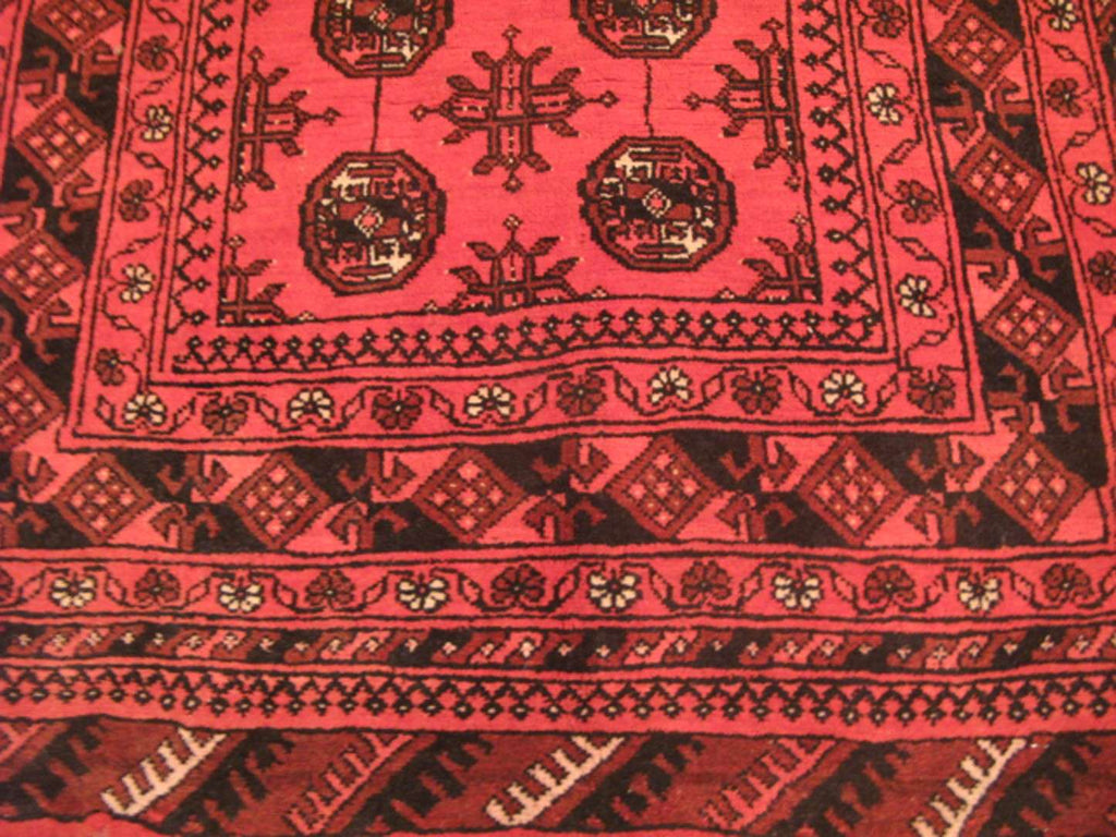 3' 4" x 6' 1" Persian Turkmen Rug image 8