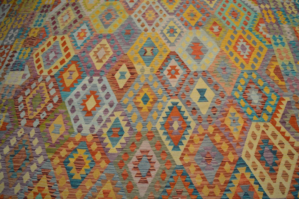 10' 3" x 16' 3" India Kilim Rug image 9
