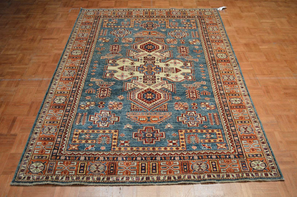 5' 0" x 7' 0" Pakistan Kazak Rug image 1