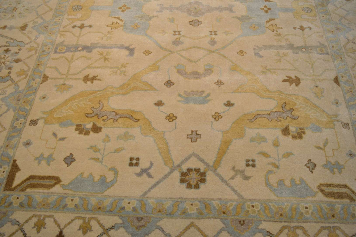 9' 2" x 12' 0" India Oushak Rug image 8