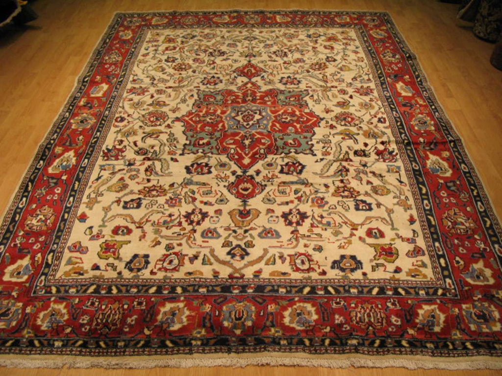 6' 8" x 9' 3" Persian Nanaj Rug image 1