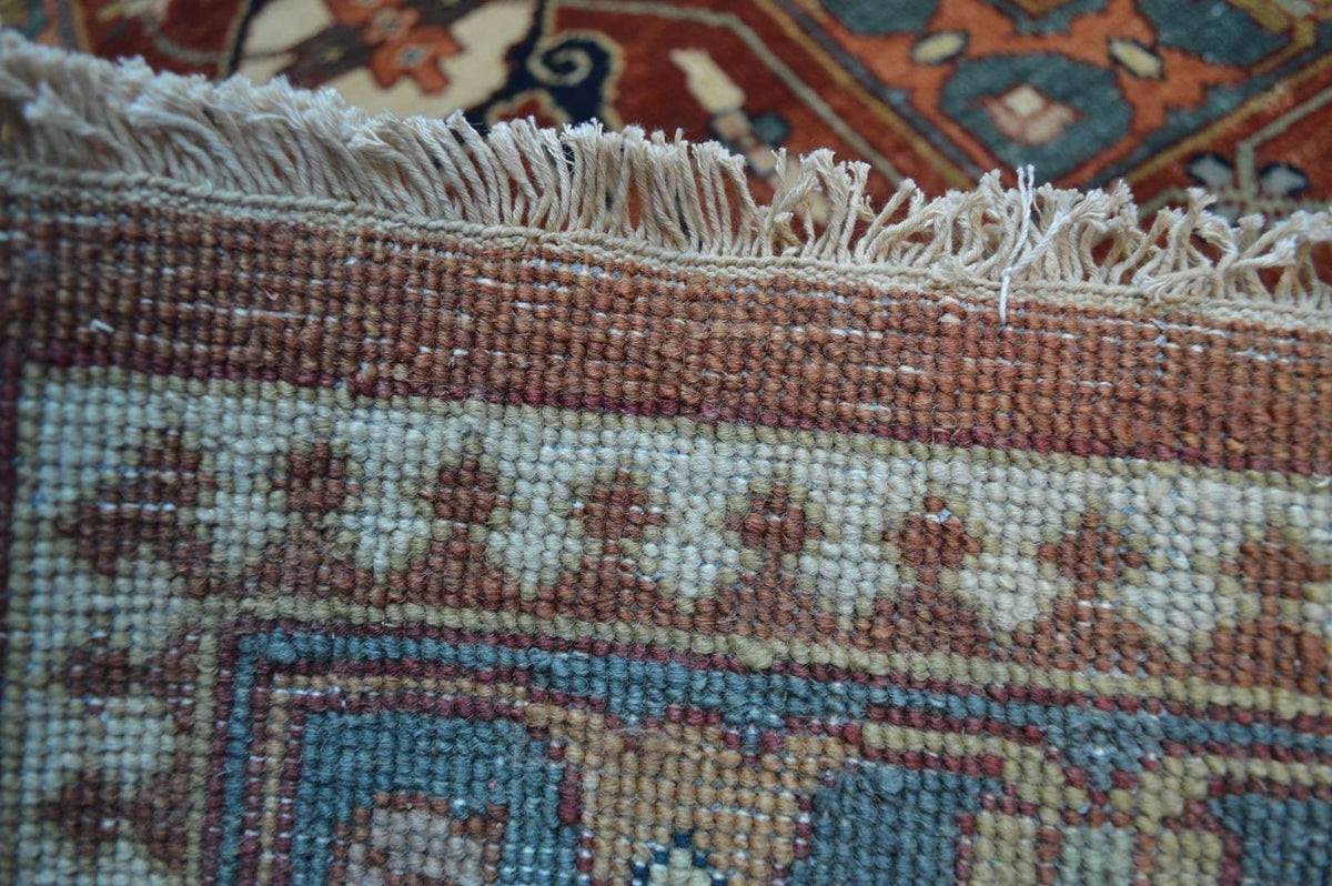 11' 8" x 14' 8" India Serapi Rug image 12