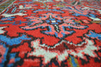 7' 8" x 10' 3" Persian Heriz Rug image 9