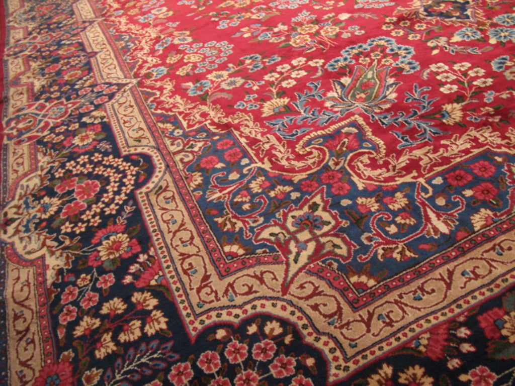 10' 0" x 13' 1" Persian Yaazd Rug image 10