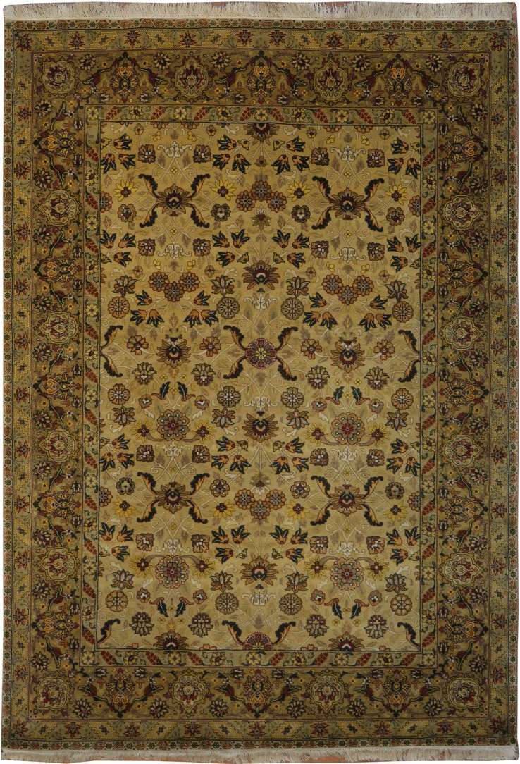 5' 1" x 7' 1" India Agra Rug image 0