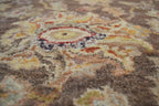 7' 9" x 8' 0" India Sultanabad Round Rug image 4