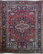 8' 3" x 10' 3" Persian Heriz Rug image 0