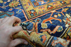 11' 8" x 19' 8" Pakistan Serapi Rug image 11
