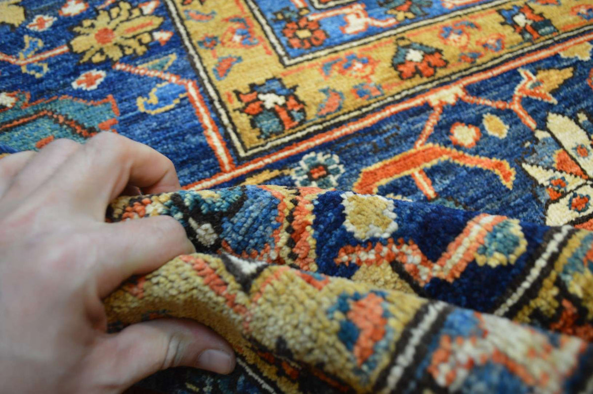 11' 8" x 19' 8" Pakistan Serapi Rug image 11