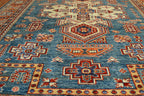 5' 0" x 7' 0" Pakistan Kazak Rug image 9