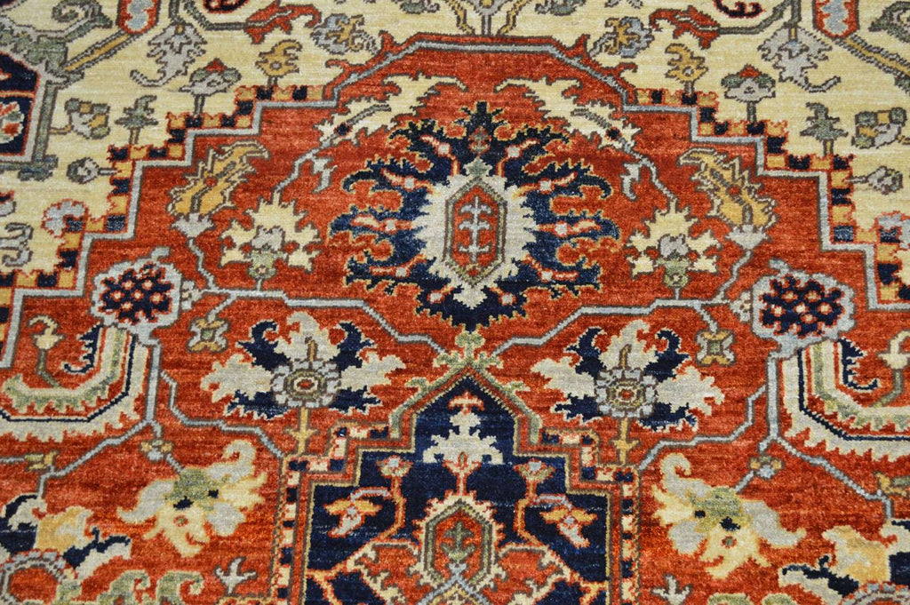 8' 0" x 9' 8" Pakistan Serapi Rug image 3