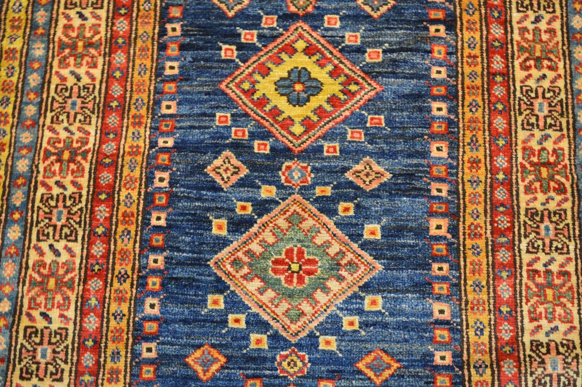 2' 8" x 12' 3" Pakistan Kazak Runner image 12