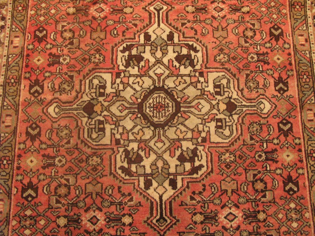 5' 9" x 11' 6" Persian Hosseinabad Runner image 5