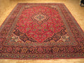 8' 2" x 11' 6" Persian Kashan Rug image 1