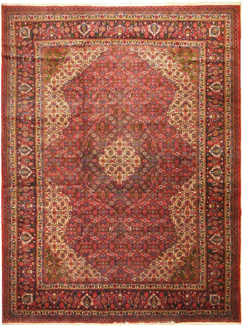 8' 4" x 11' 7" Persian Sarouk Rug image 0