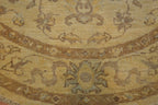 4' 3" x 4' 3" Pakistan Peshawar Round Rug image 8