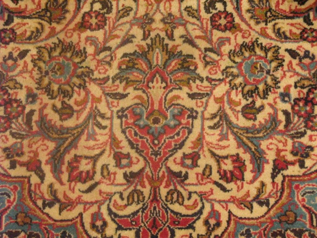 7' 0" x 10' 6" Persian Qum Rug image 8