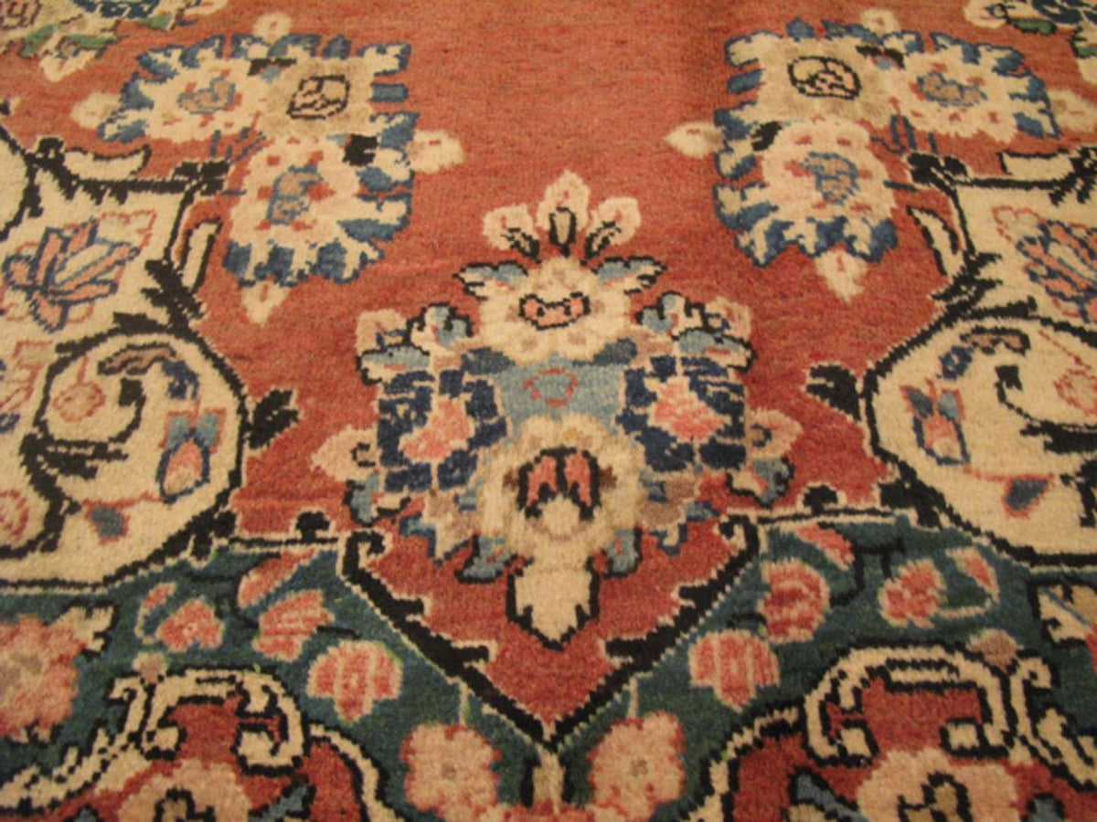 6' 1" x 10' 8" Persian Sarouk Rug image 5