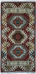 2' 0" x 4' 0" India Kazak Rug image 0