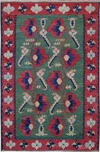 6' 0" x 9' 0" India Kilim Rug image 0