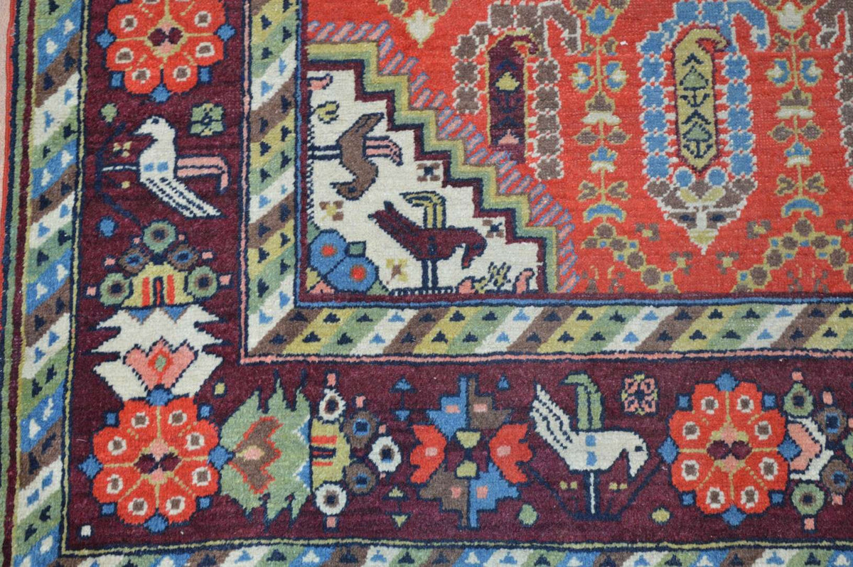 4' 5" x 7' 1" Caucasian Shirvan Rug image 9