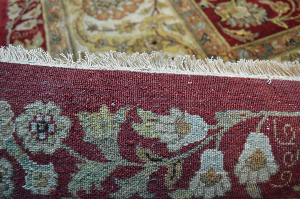 9' 0" x 12' 1" India Agra Rug image 11