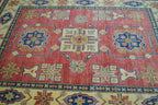 6' 3" x 8' 8" Pakistan Kazak Rug image 3