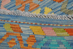 6' 8" x 9' 7" India Kilim Rug image 7