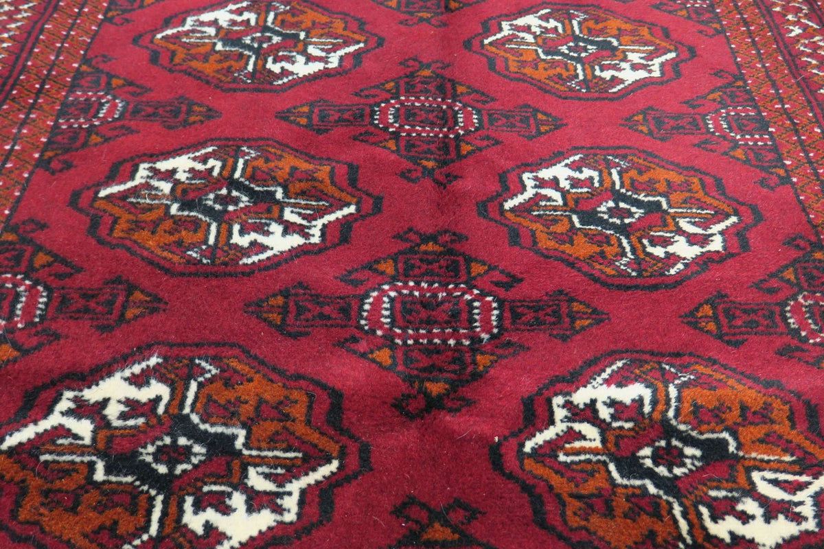 3' 3" x 4' 7" Vintage Turkeman Rug image 3