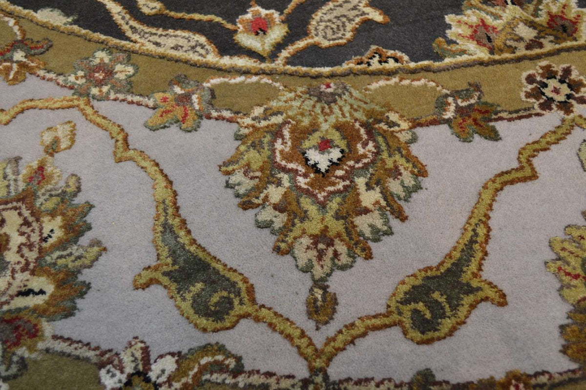 6' 3" x 6' 2" India Jaipur Round Rug image 4