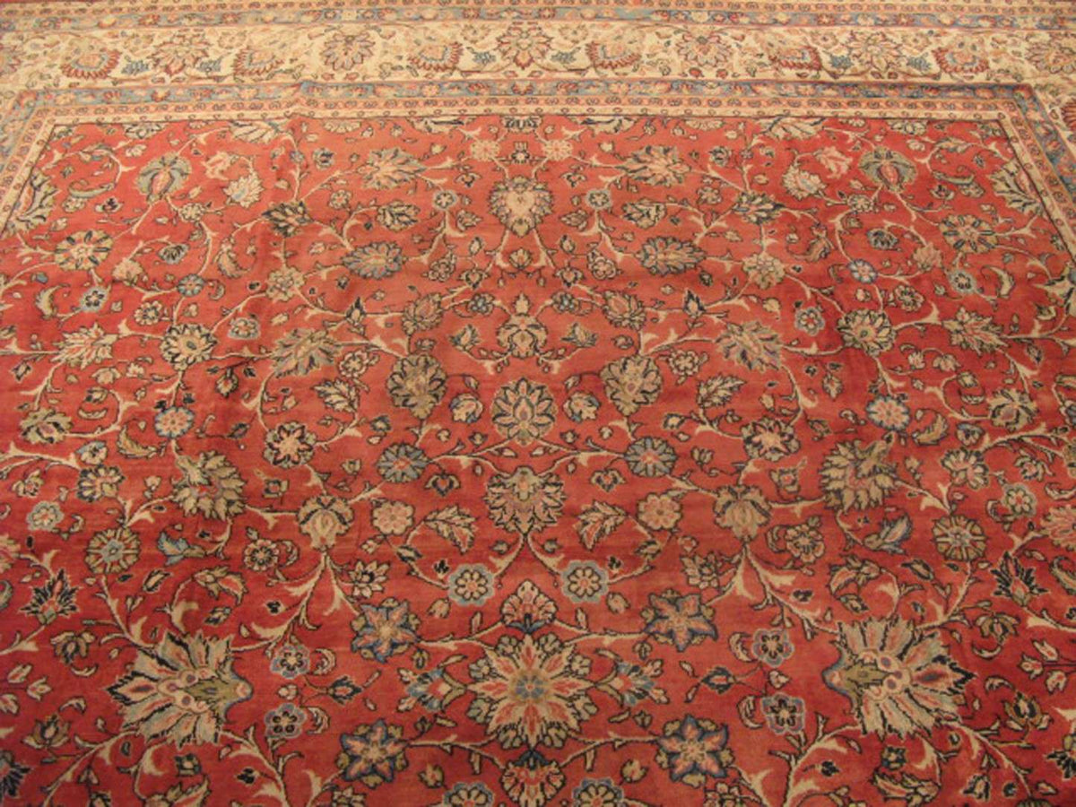 10' 4" x 12' 0" Persian Sarouk Rug image 2