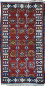 2' 0" x 4' 0" India Kazak Rug image 0