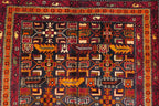 3' 5" x 5' 1" Persian Meshkin Rug image 8