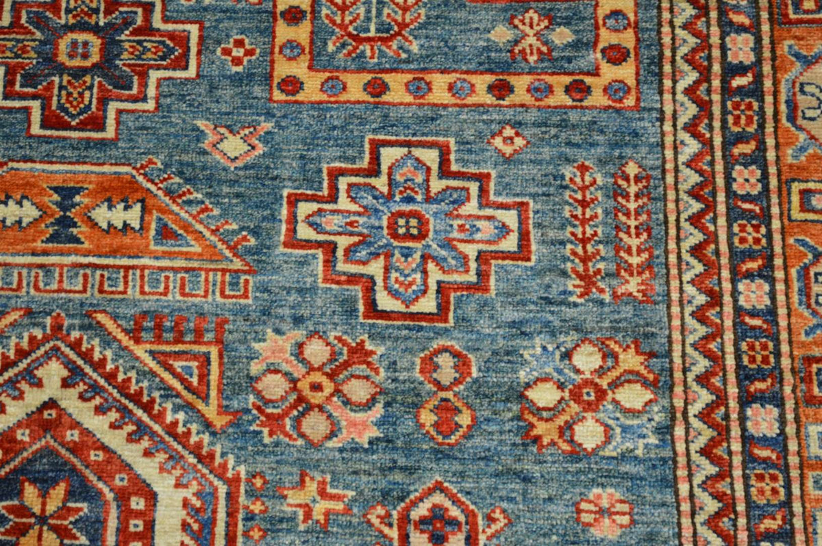 5' 0" x 7' 0" Pakistan Kazak Rug image 4