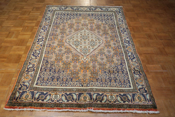 4' 3" x 6' 5" Persian Bijar Rug image 2