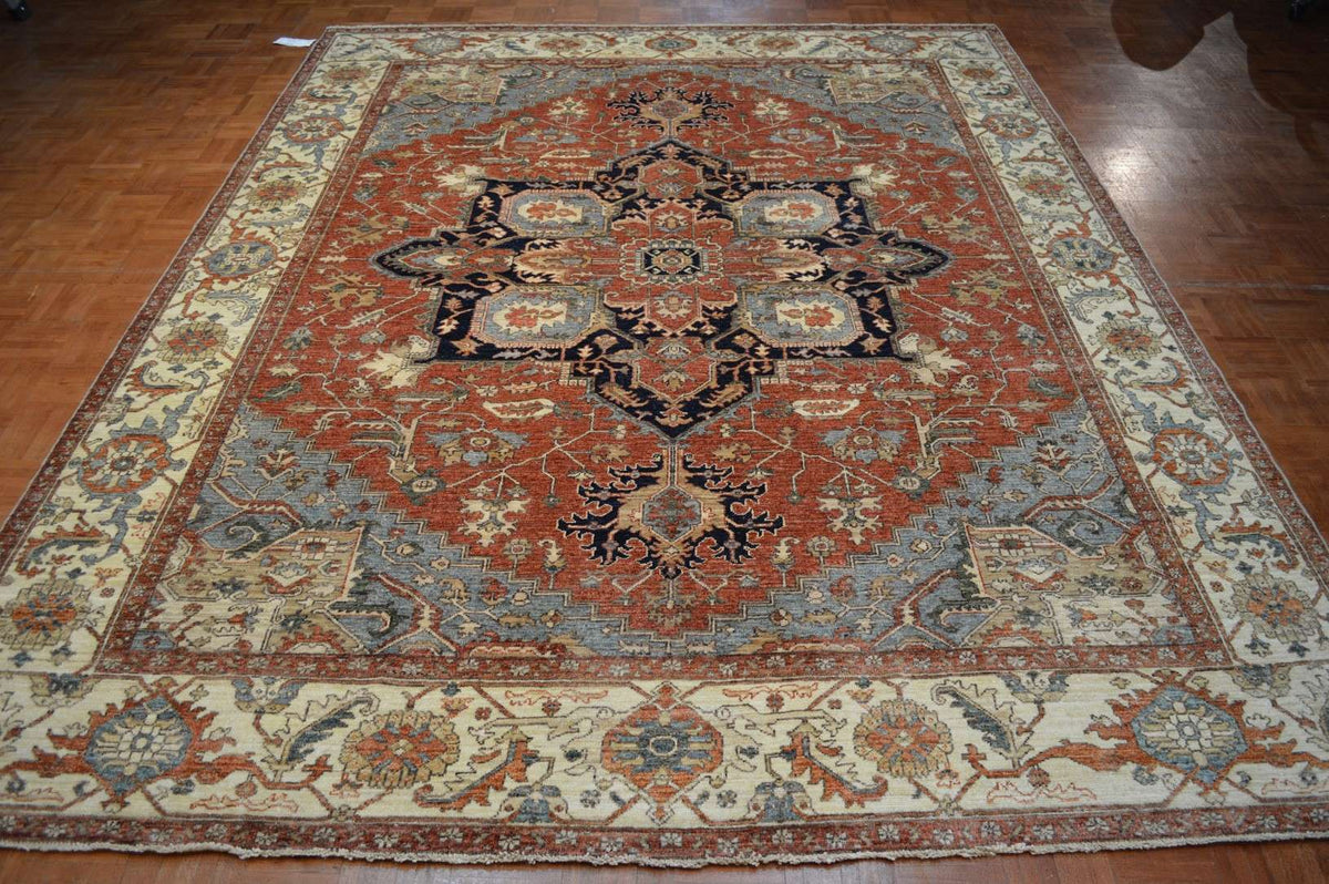 8' 0" x 10' 0" Pakistan Serapi Rug image 1