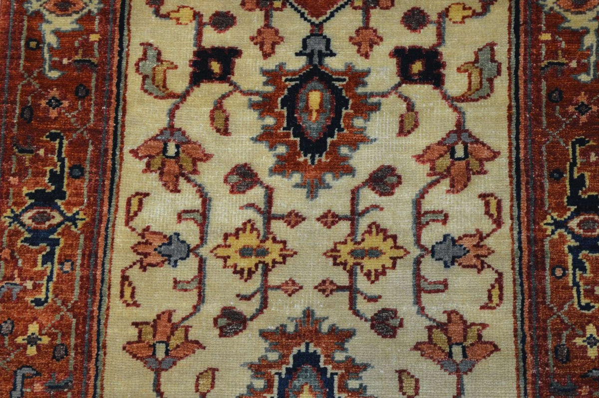 2' 7" x 12' 0" India Serapi Runner image 8