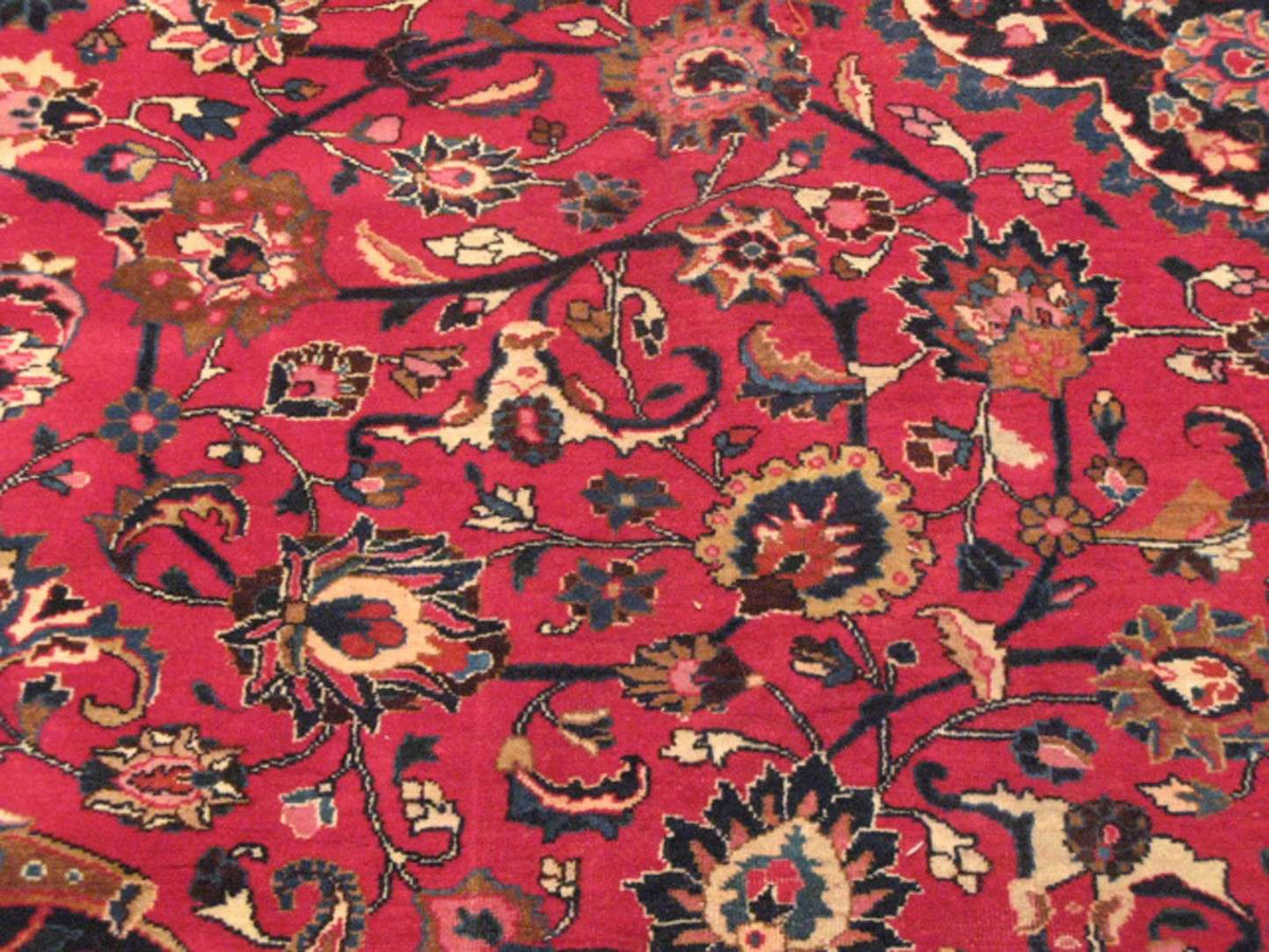 9' 8" x 12' 6" Persian Mashhad Rug image 7