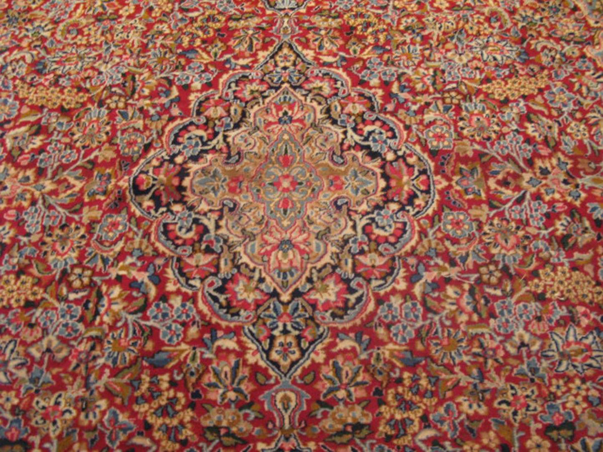 9' 2" x 11' 1" Persian Kerman Rug image 9