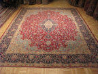 9' 1" x 13' 2" Persian Kerman Rug image 1