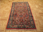 2' 2" x 4' 4" Vintage Sarouk Rug image 1