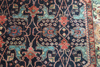 8' 8" x 8' 8" India Tabriz Octagon Rug image 3