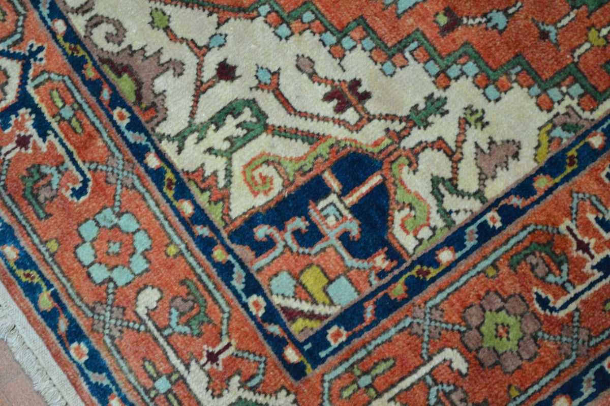 3' 8" x 6' 0" India Serapi Rug image 6