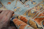 8' 2" x 9' 10" Pakistan Serapi Rug image 11