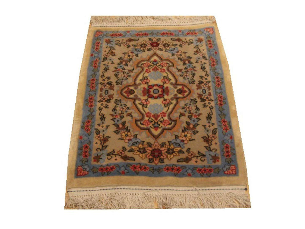 1' 8" x 2' 0" Vintage Varamin Rug image 0