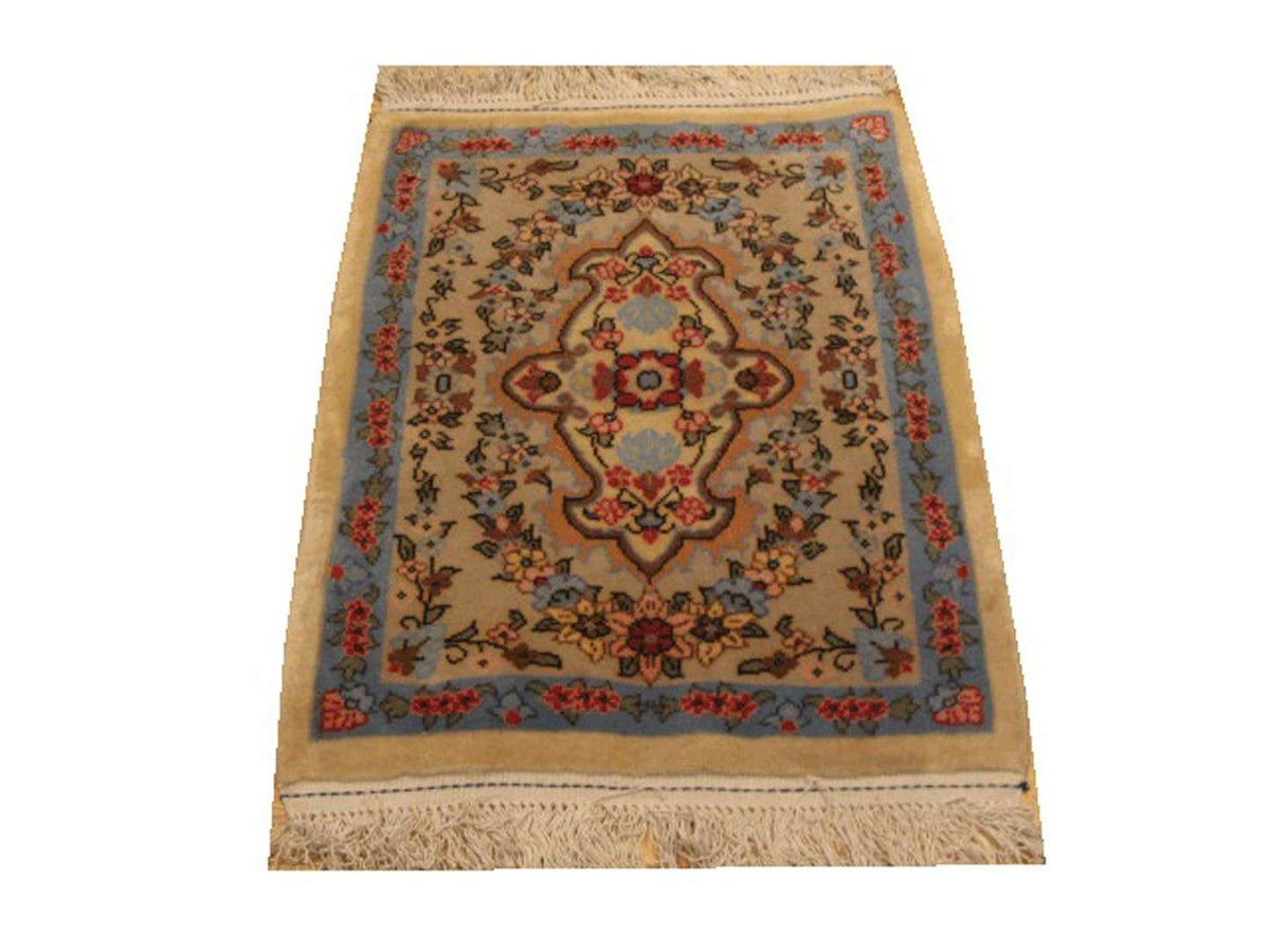 1' 8" x 2' 0" Vintage Varamin Rug image 0